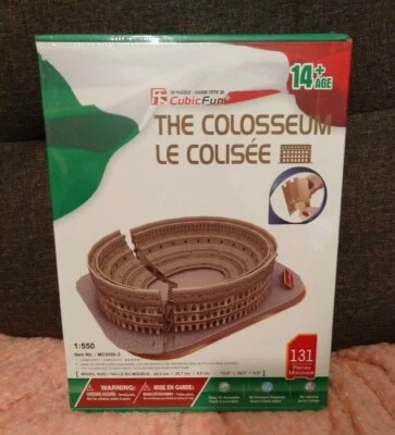 Cubic Fun Puzzle 3D MC055H Il Colosseo Colosseo 131 PEZZI NUOVO SIGILLATO  - Immagine 1 di 4