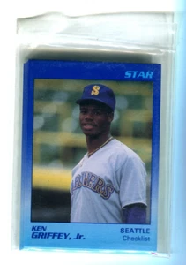Star Griffey Jr. 1989 azul-azul Ken Griffey Jr. Juego precintado A49 002A - Imagen 1 de 2