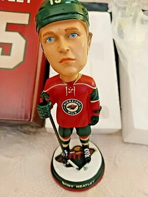 Dany Heatley 2013-2014 Bobblehead Series Wild Left Wing #15 Dany Heatley + CAJA Foto 1 de 4