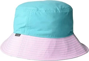 Columbia Pixel Grabber Bucket Hat Cap S/M New Green Pink Reversible Youth Kids - Picture 1 of 8