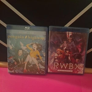 2 ANIME MOVIES Penguin Highway Blu-ray + DVD & RWBY New Sealed USA VERSION - Picture 1 of 4