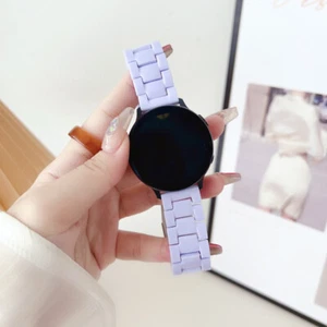 For Samsung Galaxy Watch 5/4 42 46mm Active 2 44mm Strap Band Watch Plastic - Picture 1 of 30