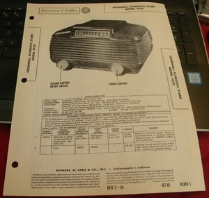 CROMWELL, PLYMOUTH, STARK AM RECEIVER MODEL: 1020 (SAMS PHOTOFACT 89-5) - Picture 1 of 1