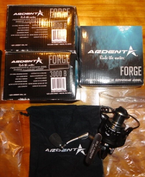 1 carrete giratorio forja aluminio ardent 3000 nuevo negro Foto 1 de 1