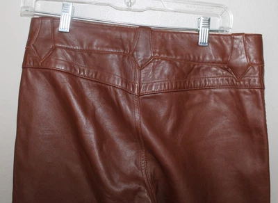 Pantalones de Cuero Marrón Banana Republic Talla 6 Suave 30"x27" Boho Equesterian Riding Foto 1 de 4