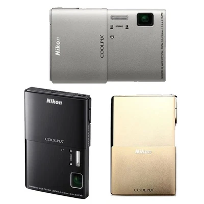 Nikon COOLPIX S100 vintage Digital Camera 16MP 5x optical zoom，CMOS Sensor - Image 1 of 4