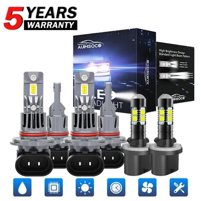 Combo bombillas 6x faros LED altos bajos + antiniebla para Pontiac Bonneville 1992-2005 Foto 1 de 4