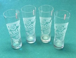 Peroni Nastro Azzurro 10 Unzen geätzte italienische Biergläser (4er Set) Brandneu! - Bild 1 von 1
