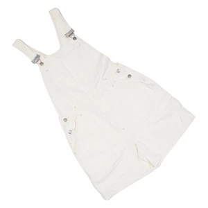 NAF NAF Carpenter Womens Dungarees Cream Relaxed S W31 L4 - Imagen 1 de 6