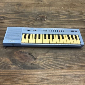 Vintage Casio PT-1 Rare Keyboard Mini Synthesizer Baby Blue Half Works For Parts - Picture 1 of 4