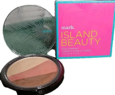 Mark Island Beauty Face Compact - Rubor Bronceador e Iluminador 3-n-1 NUEVO Foto 1 de 4