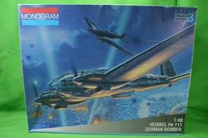 Monograma Heinkel He 111 Bombardero Alemán Avión Militar Modelo, 1:48, Nuevo - Imagen 1 de 4