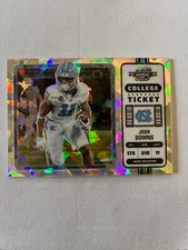 2023 Panini Chronicles Contenders Draft Picks Josh Downs Cracked Ice # /11 A0