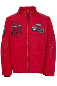 Camp David Steppjacke Winterjacke Outdoorjacke Gefüttert Rot Herren L XL XXL - Picture 1 of 6