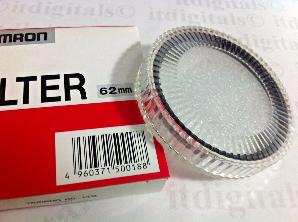 Genuine Tamron 62mm UV HAZE Lens Glass Protector Filter 62 mm Original OEM  - Image 1 of 4