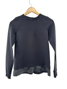 Ivivva Star Gazer Spacer Pullover Shirt Girls Size 14 Peplum Long Sleeve Scuba - Picture 1 of 6
