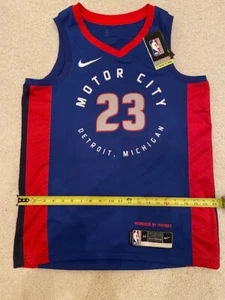 Nike Swingman City Edition Detroit Pistons Griffin Jersey Men's Size Medium-New - Picture 1 of 2