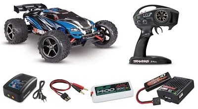 Traxxas 71076-8 E-Revo VXL 1/16 Brushless TSM RTR für Verrückte Blau - Bild 1 von 4