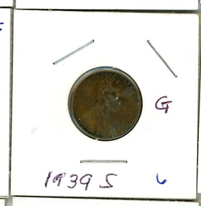 1939-S Lincoln Wheat Penny G Good Condition Circulated Cent Copper Coin Video - Picture 1 of 2