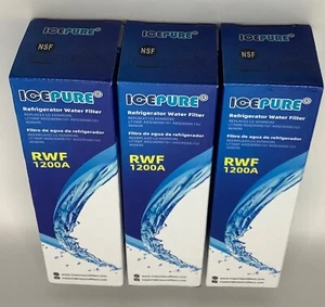 ICEPURE Replacement For Fridge Water Filter 3 PACK LG Kenmore Sears - Picture 1 of 5