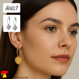 Pendientes Declaración Mujer con Colgante Cabeza León. - Imagen 1 de 9