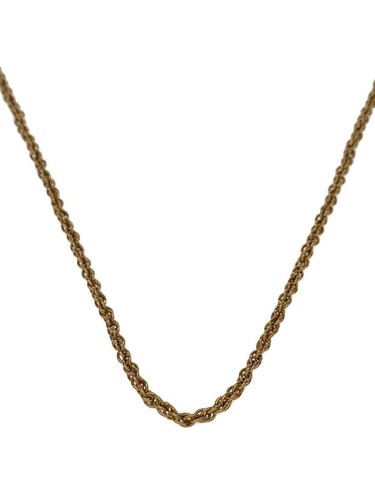 Collana donna Christian Dior oro usata