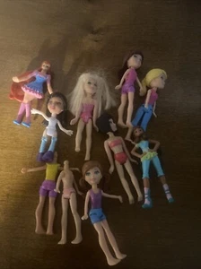 Poly Pocket Doll Lot Of 8 - Picture 1 of 4