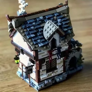 Medieval Tavern Modular Building Blocks Set Street House MOC Bricks Toys Gifts - Picture 1 of 6