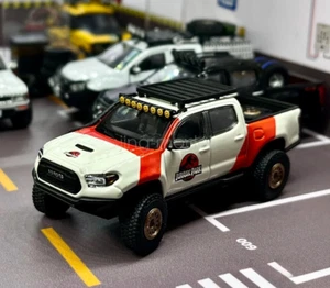 GCD 1:64 White Tacoma MK3 TRD Pro Pickup Truck Model Metal Diecast Car - Picture 1 of 10