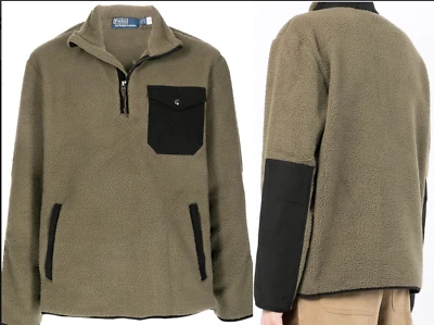 Polo Ralph Lauren Híbrido Cremallera Polar Jersey Sudadera Pullover L Foto 1 de 4