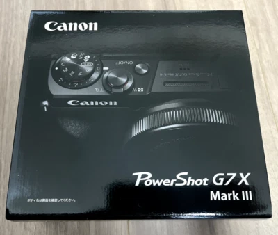 New Canon PowerShot G7 X Mark III - 20.1MP Point & Shoot Digital Camera - Black - Image 1 of 3