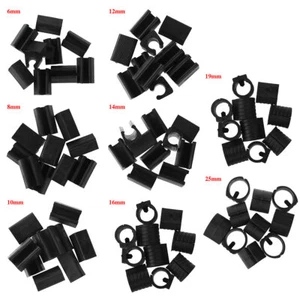 10x Black U-Type Non-Slip Office Stool Feet Tube Wrap Pads Foot Cushion,Cover - Picture 1 of 62