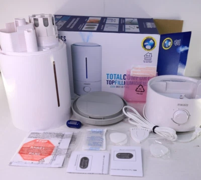 Homedics Cool Mist Ultrasonic Total Comfort Easy Top Fill Humidifier UHE-CMTF20 - Image 1 of 4