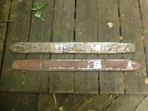 1930's 1937 1938 1939 GMC Truck Hood Panels General Motors Truck emblems scripts - Picture 1 of 6