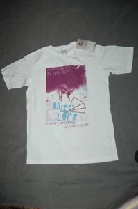 Quiksilver White T Shirt Short Sleeves 100% Cotton Age 16 Years BNWT - Picture 1 of 2