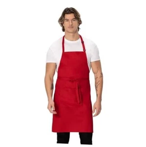 Unisex Butcher Apron Red - Picture 1 of 7