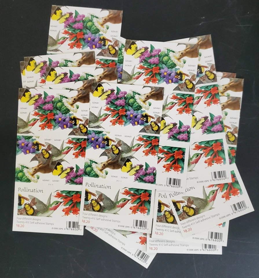 US Stamp Scott #4156d Pollination MNH 20 Panes of 20 (400pc) - Image 1 of 3