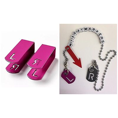 RADIOGRAPHERS SET! Xray Clip, Tablet And Foreign Body Markers With Chain • 16.95£
