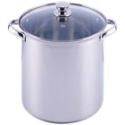 Stainless Steel Stock Pot with Lid Kitchen Cooking 20 Quart FREESHIP