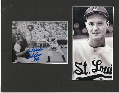 St Louis Browns Signed Photos Cards HOF Postcards 15 players COA AG22 - Image 1 of 2