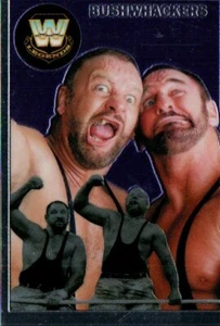 Tarjeta de lucha libre Topps Heritage II 2007 cromada WWE Legends #75 Bushwhackers - Imagen 1 de 2