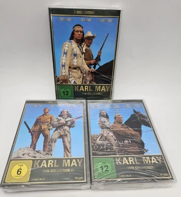 Karl May DVD Collection I II III 1 2 3 Deutsch 2010 Rarität 9 DVDs ✅NEU ✅ - Bild 1 von 4