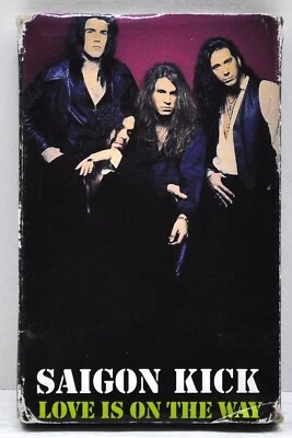 SAIGON KICK "Love Is On The Way"  1992 Cassette Single"  Third Stone  4-98530 - Image 1 of 4