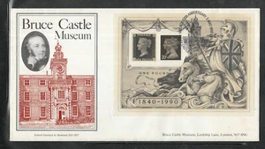 Gran Bretaña Grande-Bretagne FDC 1990 - 150 aniversario del centavo negro /3 - Imagen 1 de 1