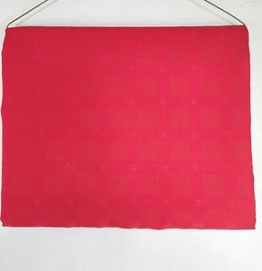 Red  60"x102" Fabric Rectangle Tablecloth Holiday Christmas Wedding Party Linens - Picture 1 of 2