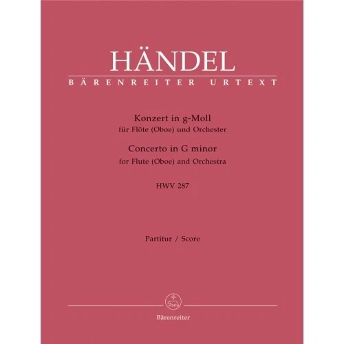 Concerto for Flute in G Minor HWV 287 by G. F. Händel (BA8533) ** 50% OFF ** - Image 1 of 1