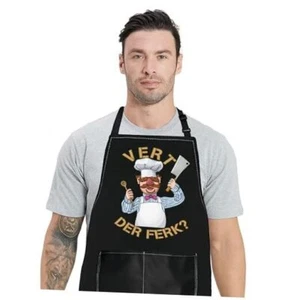 Swedish Chef Kitchen Apron Swedish Chef Fans Gift Vert Der Ferk Vert Der Ap - Picture 1 of 8