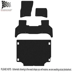 FITS LAND ROVER DEFENDER 110 FULL SET HEAVY DUTY FLOOR MATS 3MM (2025+) 588 589 - Picture 1 of 1