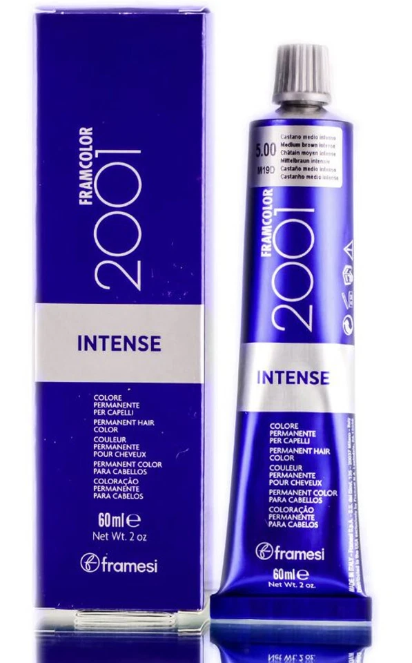 Tinta de cabelo permanente intensa Framesi FRAMCOLOR 2001 2 oz nova na caixa - Imagem 1 de 1