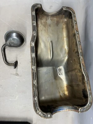 1964-1973 Ford Mustang Galaxie Fairlane Torino 302 289 Oil Pan Sump Tube Screen - Image 1 of 4